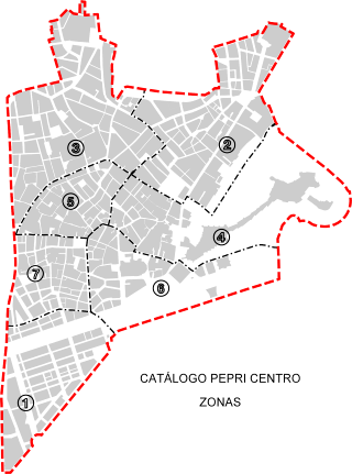 Catálogo PEPRI Centro (zonas)
