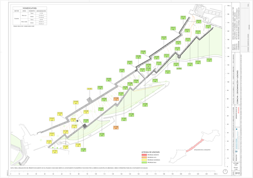 PLANO 12. CORACHA DENOMINACIÓN Y LESIONES_banner_500px